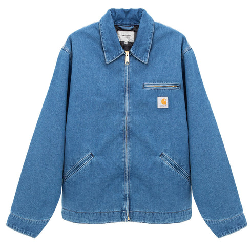 Carhartt WIP OG Detroit Jacket Blue Stone Washed I033039.01.06.03 Degli Uberti